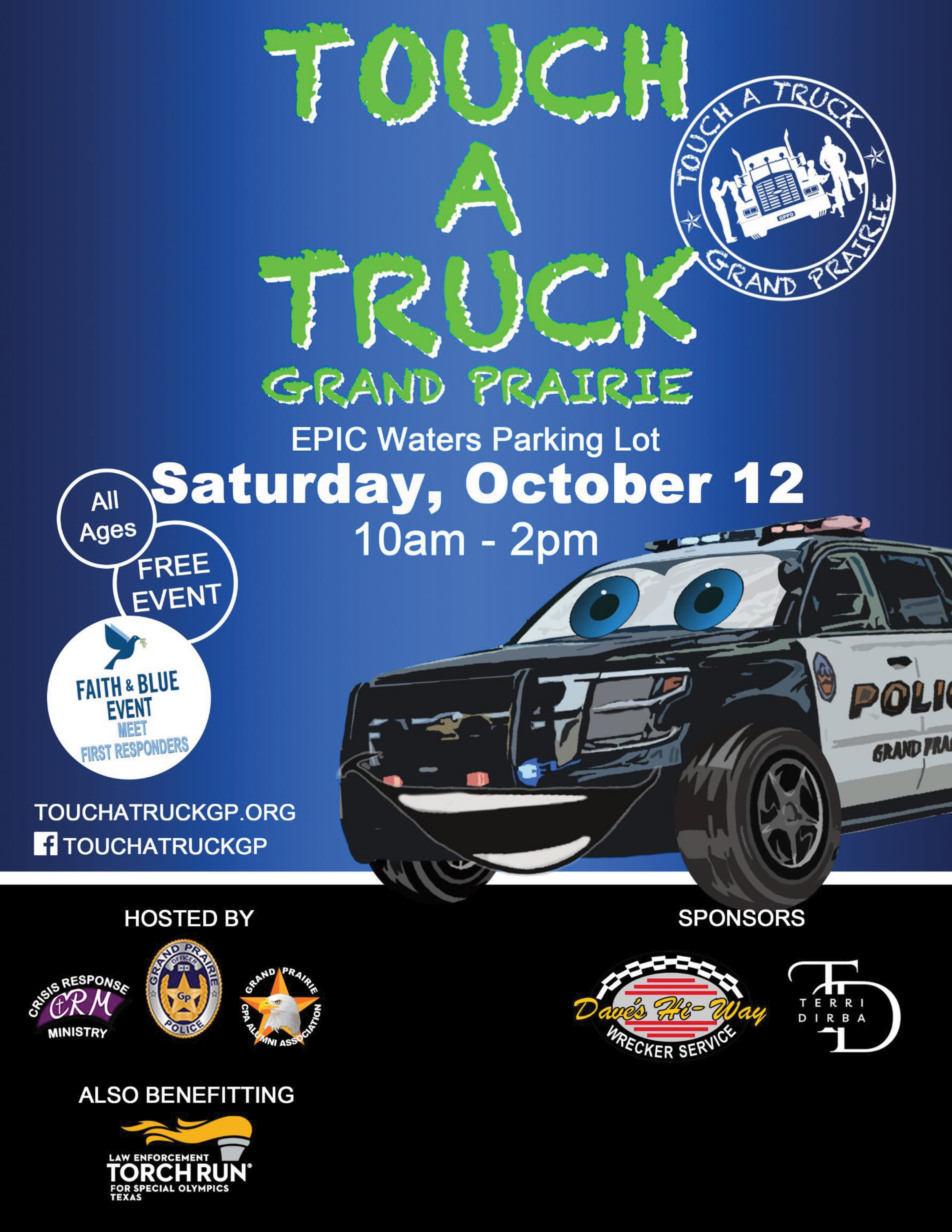 Touch a Truck 2024 flyer