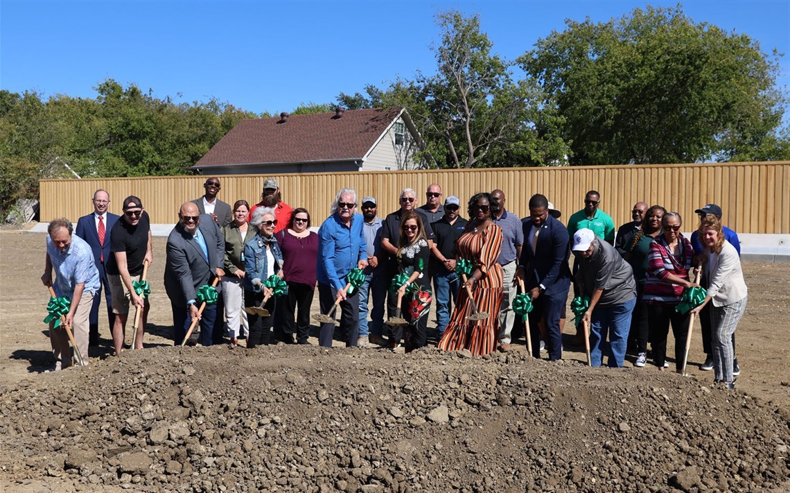 breaking ground at Alice Court