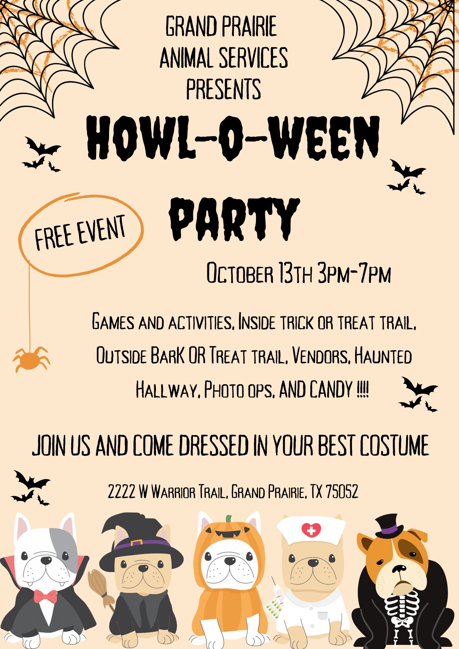 GPAS Howl-o-ween flyer 