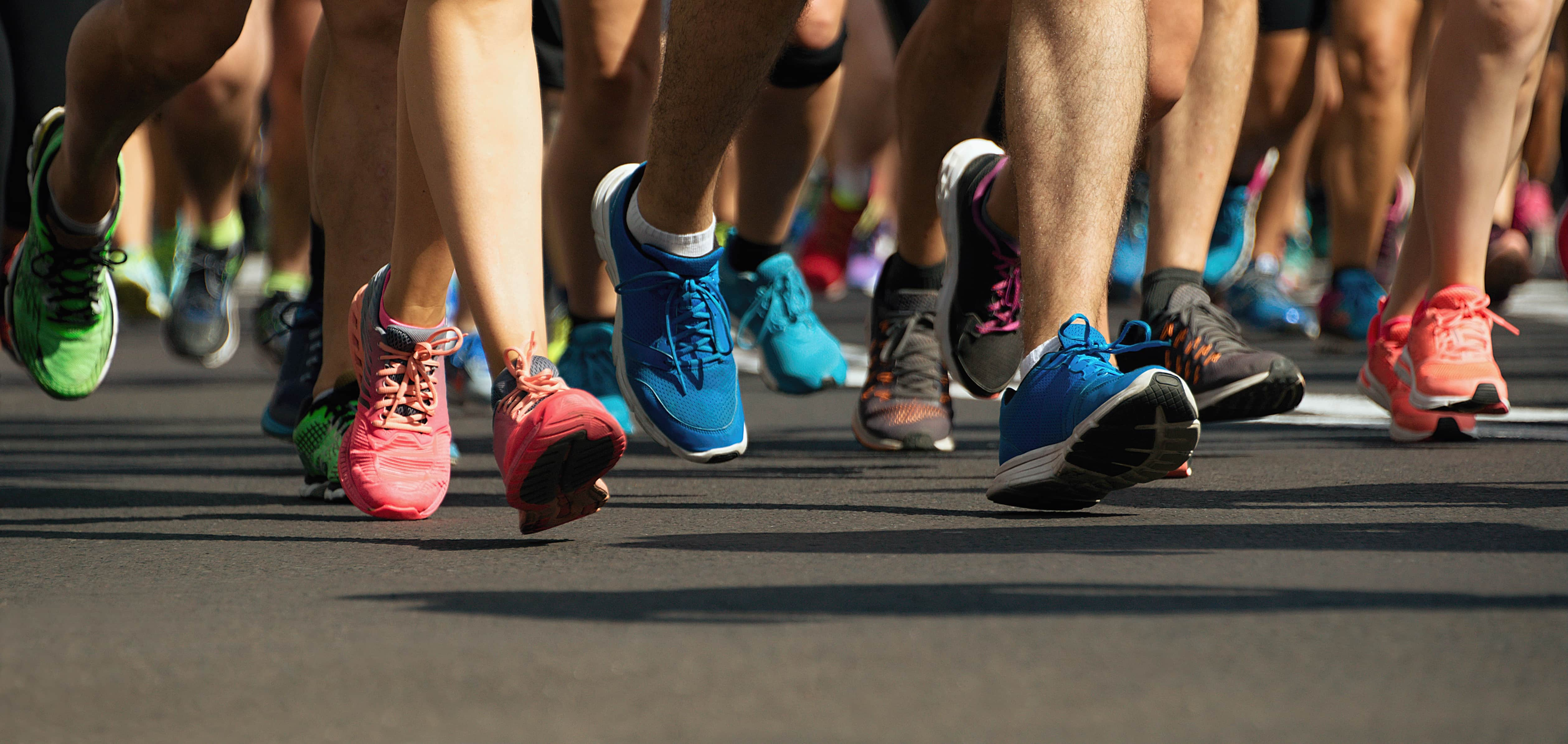 people running during a race